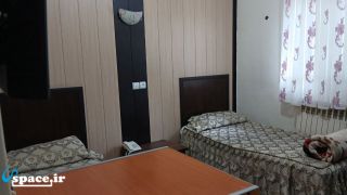 نمای داخلی اتاق های 2 تخته توئین مهمانپذیر آرین - تهران